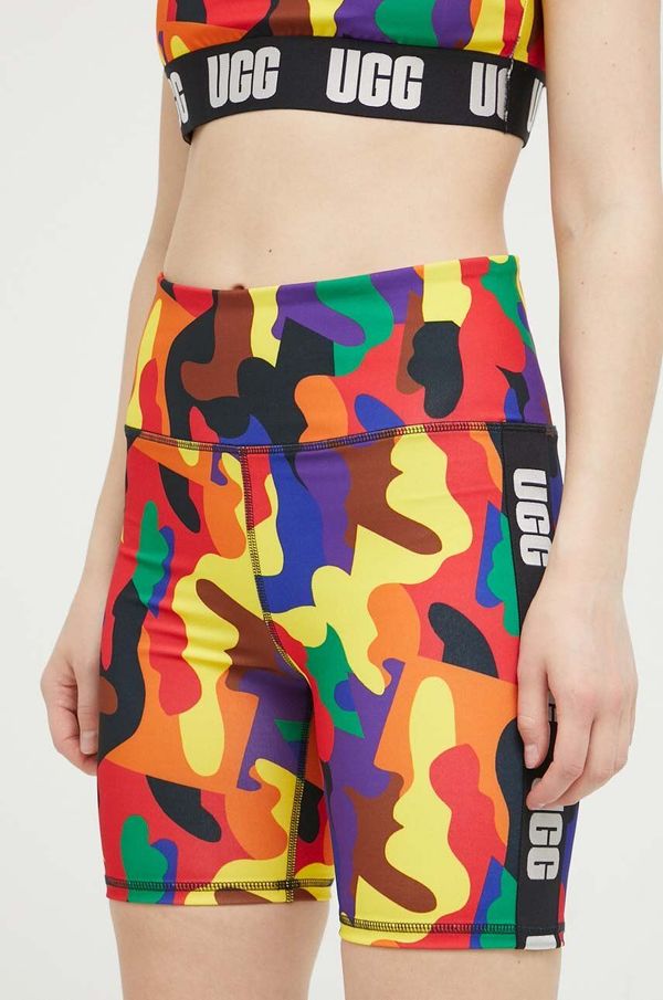 Ugg Kratke hlače UGG za žene, s uzorkom, visoki struk