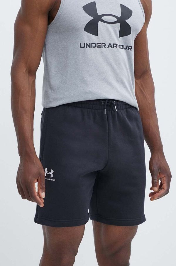 Under Armour Kratke hlače Under Armour za muškarce, boja: crna