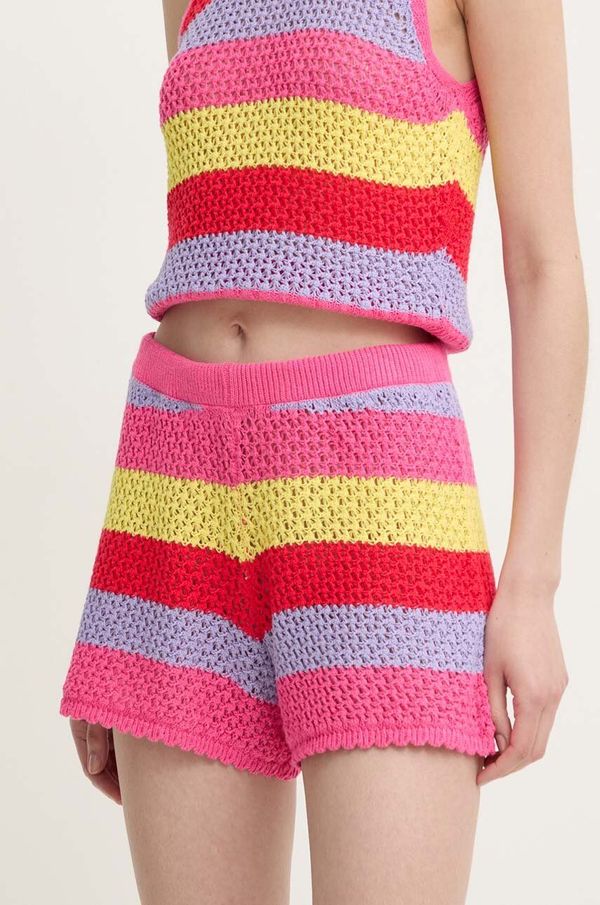 United Colors of Benetton Kratke hlače United Colors of Benetton za žene, s uzorkom, visoki struk