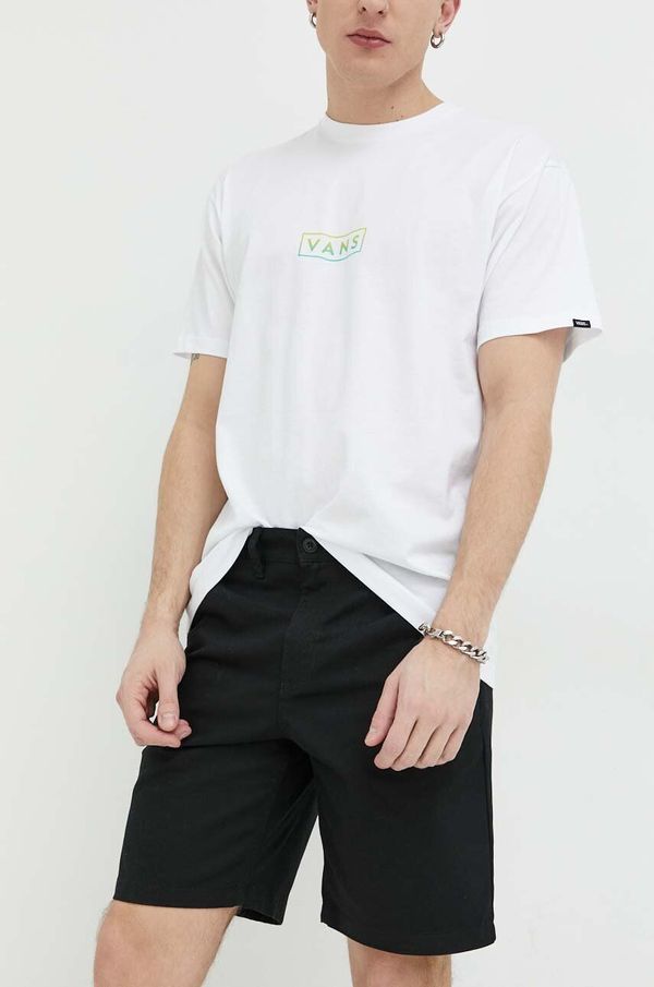 Vans Kratke hlače Vans za muškarce, boja: crna, VN0A5FJXBLK1-BLACK