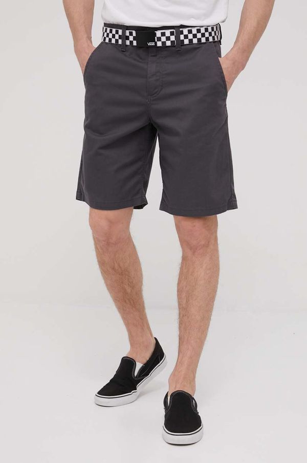 Vans Kratke hlače Vans za muškarce, boja: siva, VN0A5FJX1O71-ASPHALT