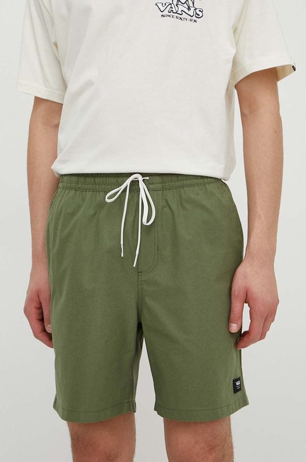 Vans Kratke hlače Vans za muškarce, boja: zelena
