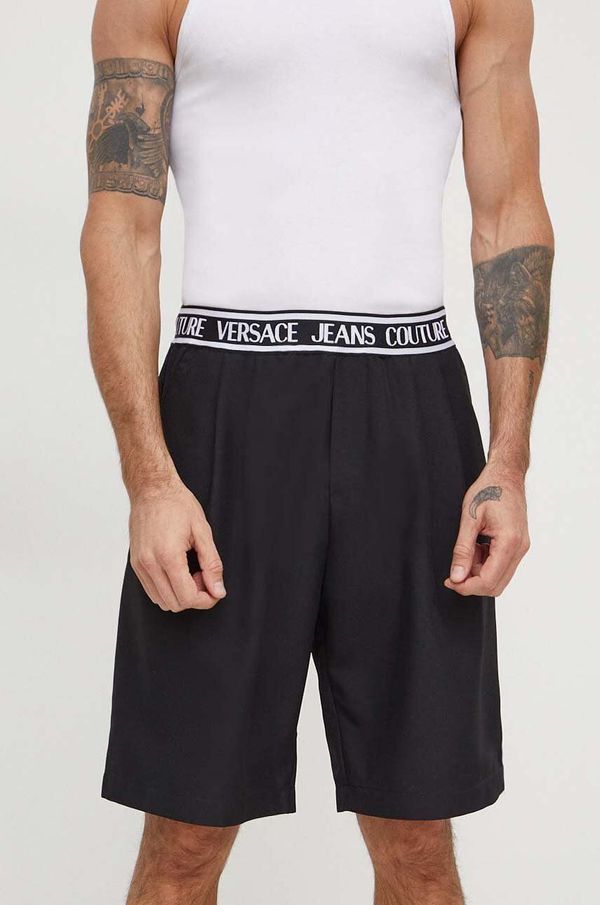 Versace Jeans Couture Kratke hlače Versace Jeans Couture za muškarce, boja: crna