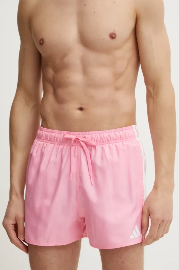 adidas Kratke hlače za kupanje adidas 3S BLD SH 3IN boja: ružičasta, JD6520