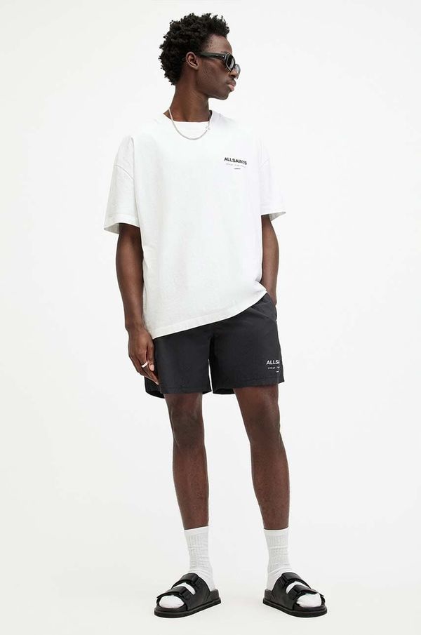 AllSaints Kratke hlače za kupanje AllSaints UNDERGROUND SWIMSHRT za muškarce, boja: crna, M012WA