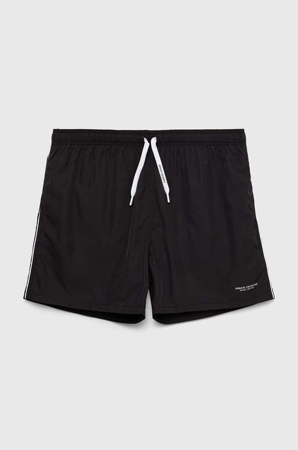 Armani Exchange Kratke hlače za kupanje Armani Exchange boja: crna