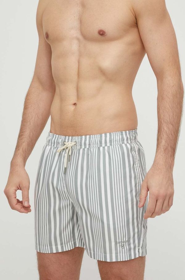 Barbour Kratke hlače za kupanje Barbour boja: siva