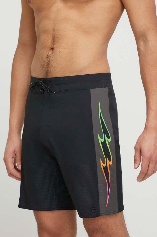Billabong Kratke hlače za kupanje Billabong boja: crna