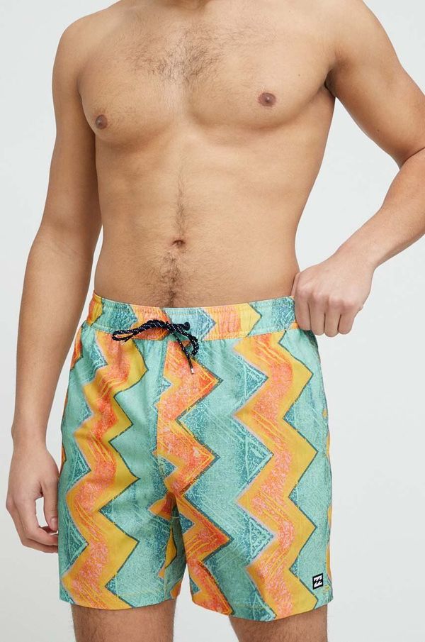Billabong Kratke hlače za kupanje Billabong boja: zelena