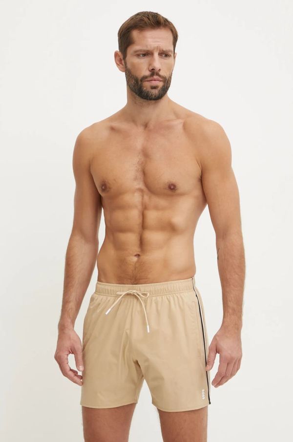Boss Kratke hlače za kupanje BOSS boja: bež, 50528291