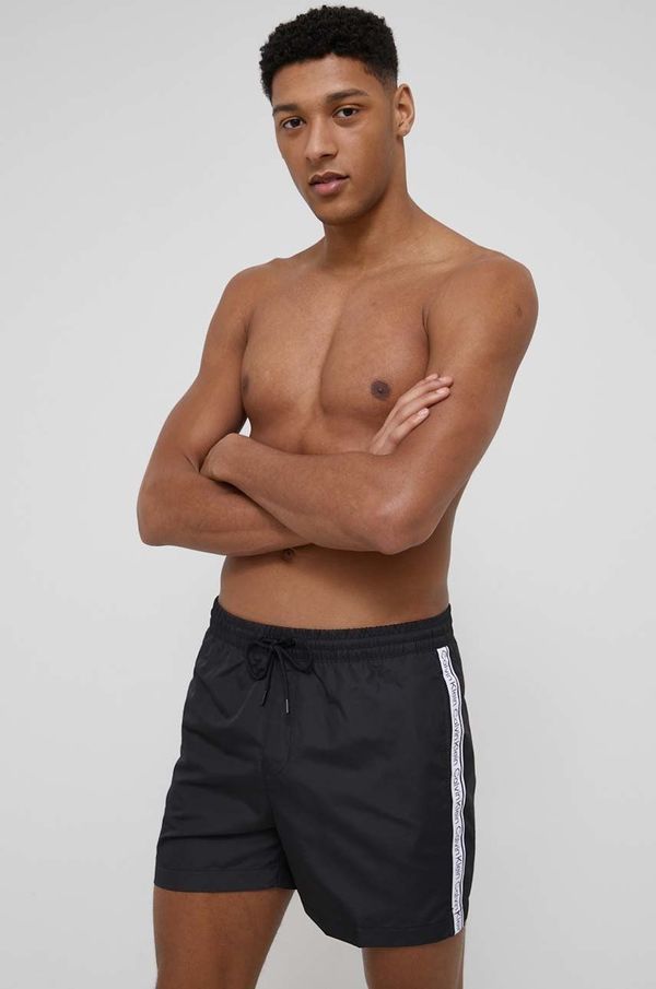 Calvin Klein Kratke hlače za kupanje Calvin Klein boja: crna