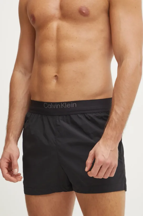 Calvin Klein Kratke hlače za kupanje Calvin Klein boja: crna, KM0KM01105