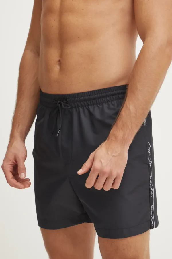 Calvin Klein Kratke hlače za kupanje Calvin Klein boja: crna, KM0KM01109
