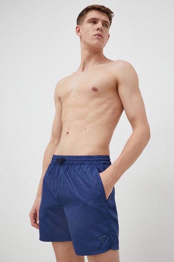 Guess Kratke hlače za kupanje Guess boja: tamno plava