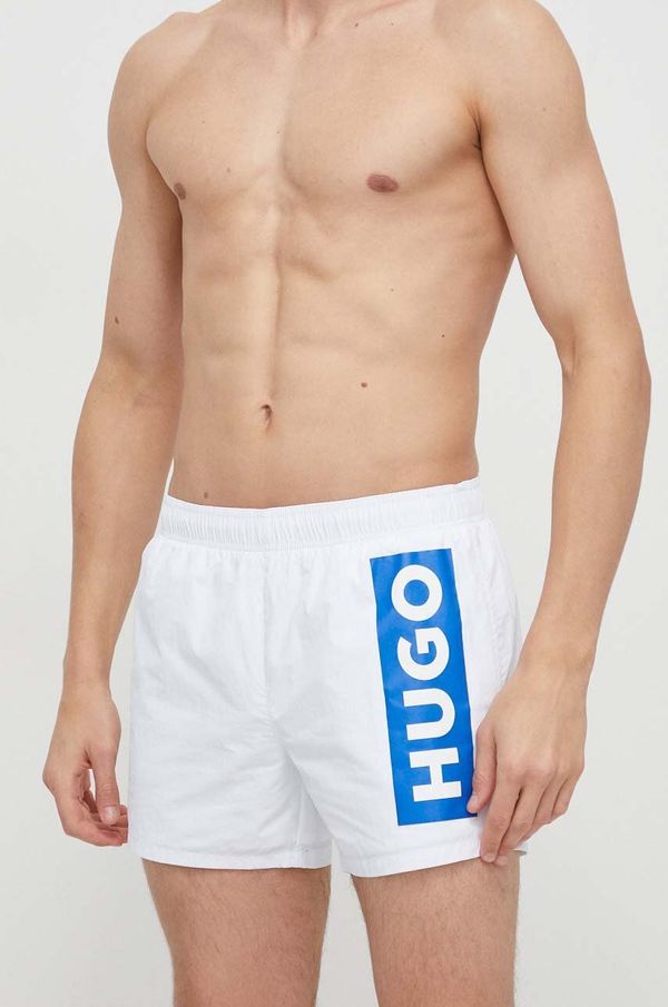 Hugo Blue Kratke hlače za kupanje Hugo Blue boja: bijela, 50522960