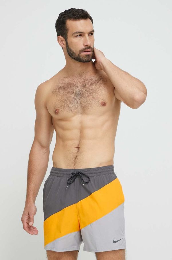 Nike Kratke hlače za kupanje Nike boja: siva