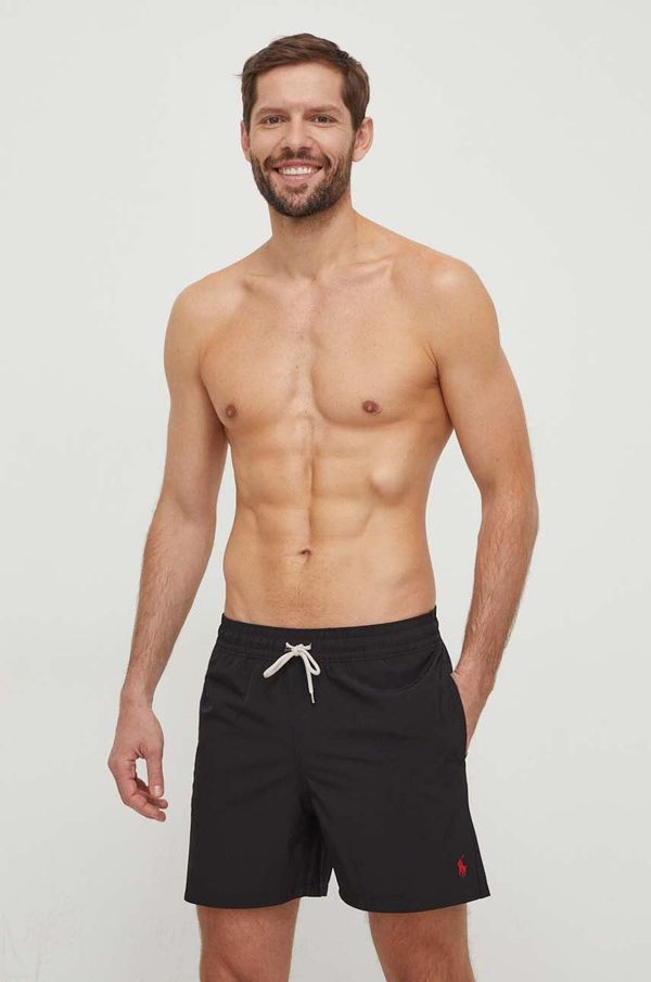 Polo Ralph Lauren Kratke hlače za kupanje Polo Ralph Lauren boja: crna
