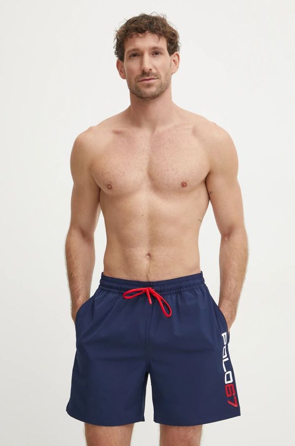 Polo Ralph Lauren Kratke hlače za kupanje Polo Ralph Lauren boja: tamno plava, 710958076