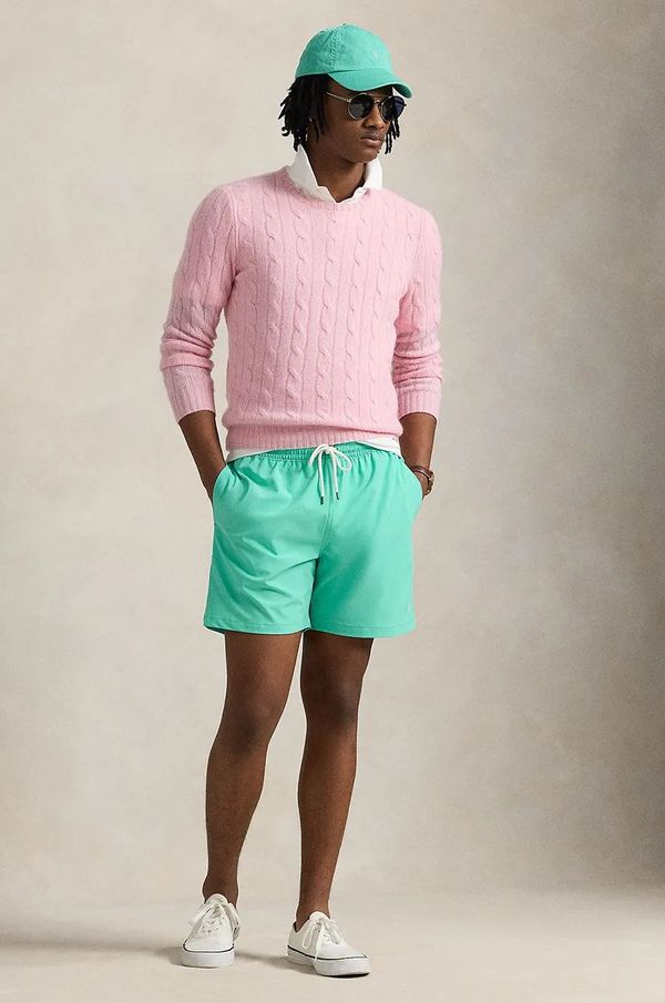 Polo Ralph Lauren Kratke hlače za kupanje Polo Ralph Lauren boja: zelena, 710957782