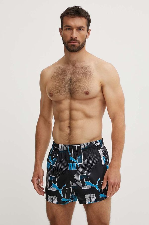 Puma Kratke hlače za kupanje Puma boja: crna, 938361