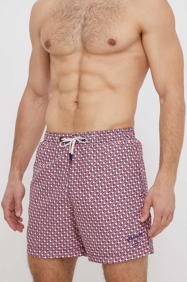 Superdry Kratke hlače za kupanje Superdry boja: crvena