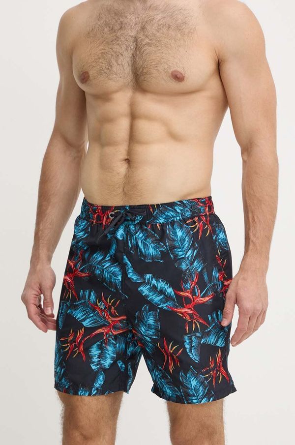Superdry Kratke hlače za kupanje Superdry boja: tamno plava