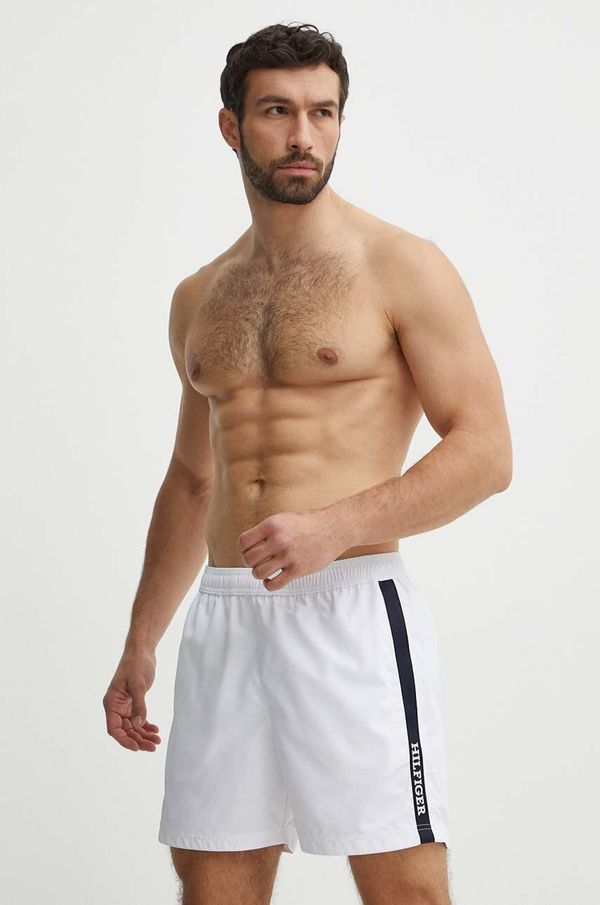 Tommy Hilfiger Kratke hlače za kupanje Tommy Hilfiger boja: bijela, UM0UM03213