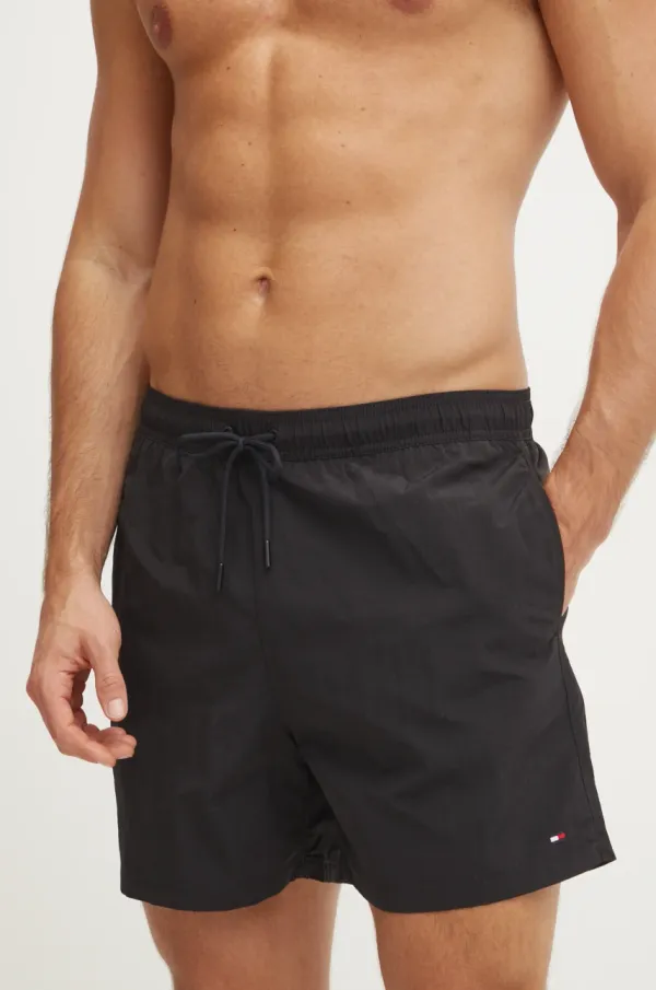 Tommy Hilfiger Kratke hlače za kupanje Tommy Hilfiger boja: crna, UM0UM03477
