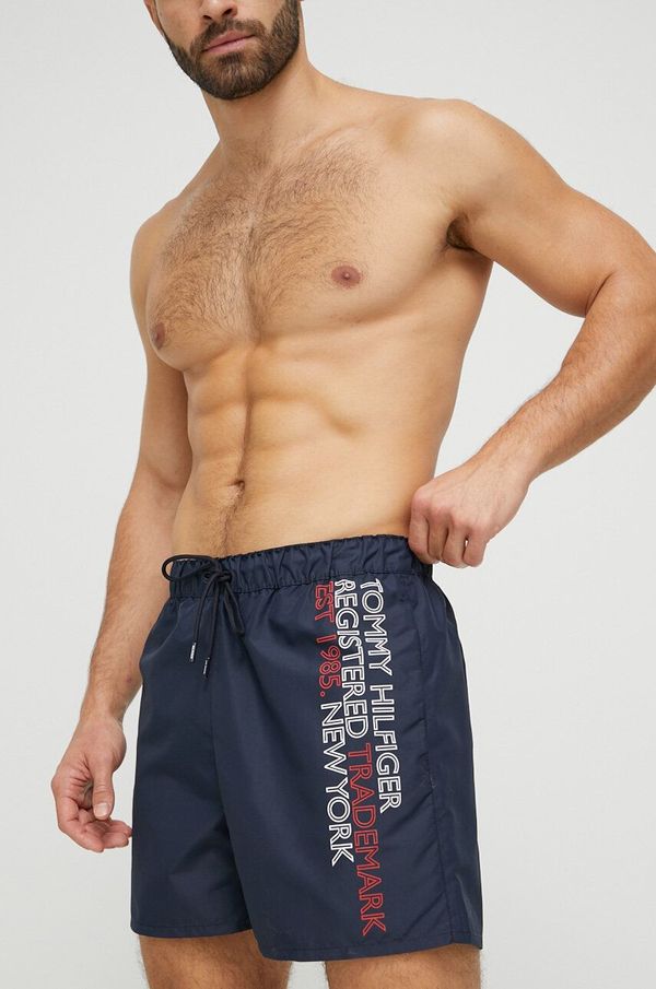 Tommy Hilfiger Kratke hlače za kupanje Tommy Hilfiger boja: tamno plava