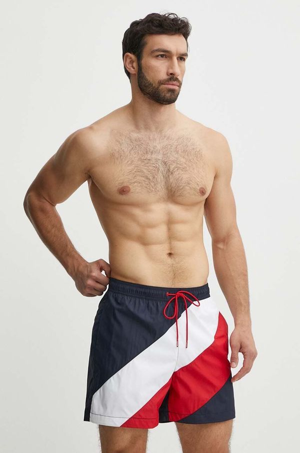 Tommy Hilfiger Kratke hlače za kupanje Tommy Hilfiger boja: tamno plava, UM0UM03261