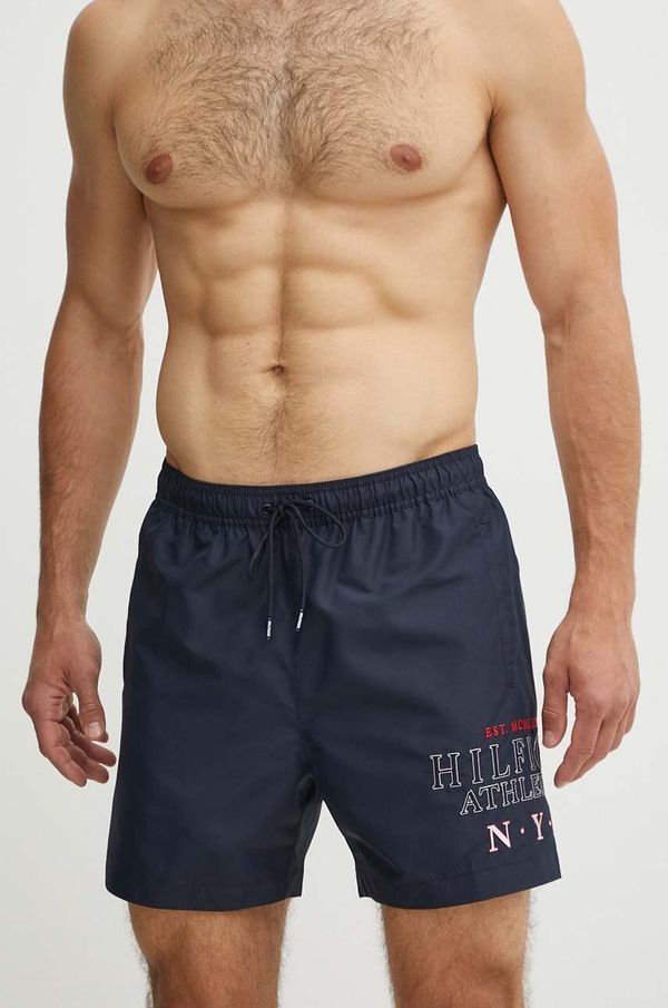Tommy Hilfiger Kratke hlače za kupanje Tommy Hilfiger boja: tamno plava, UM0UM03286
