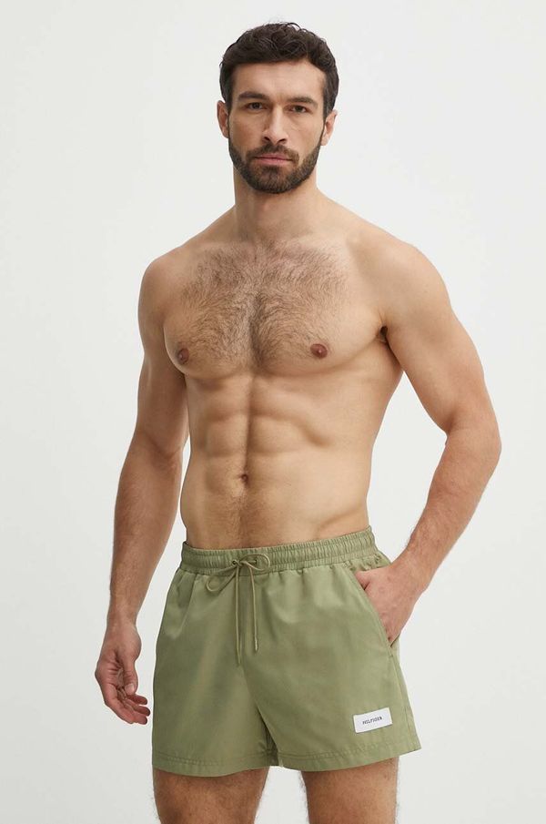 Tommy Hilfiger Kratke hlače za kupanje Tommy Hilfiger boja: zelena, UM0UM03297