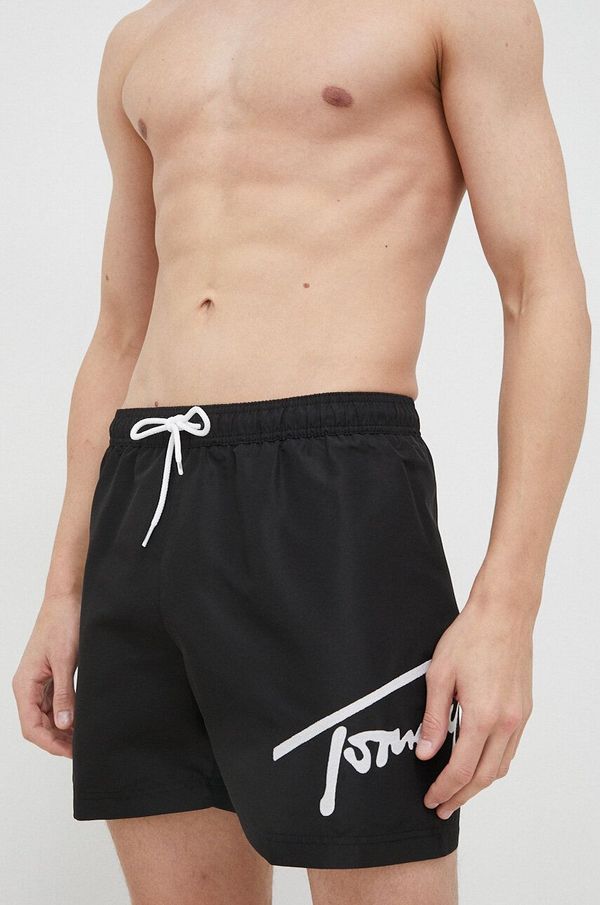 Tommy Jeans Kratke hlače za kupanje Tommy Jeans boja: crna