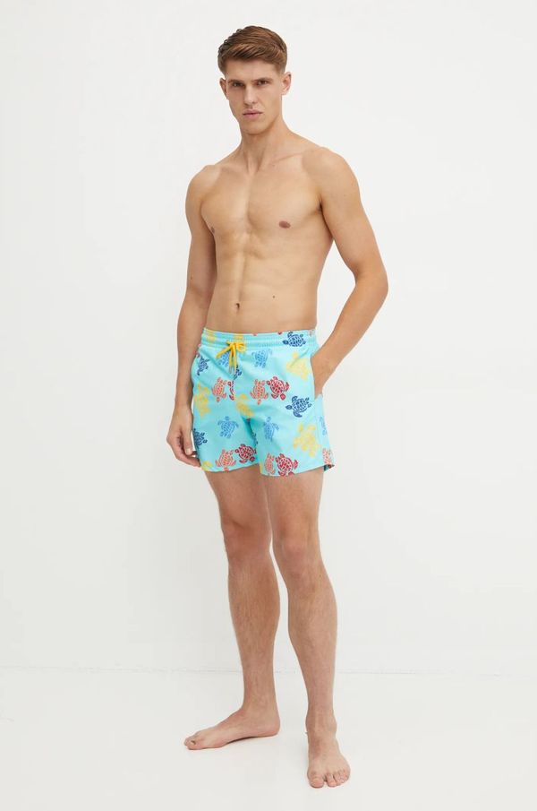 Vilebrequin Kratke hlače za kupanje Vilebrequin MOOREA boja: tirkizna, MOOBB937