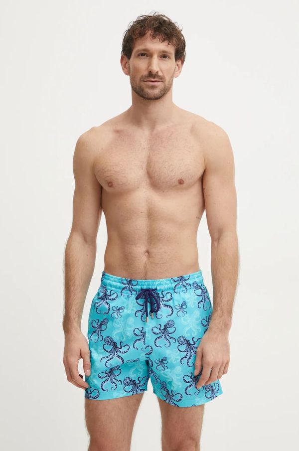 Vilebrequin Kratke hlače za kupanje Vilebrequin MOORISE boja: tirkizna, MSOBF107