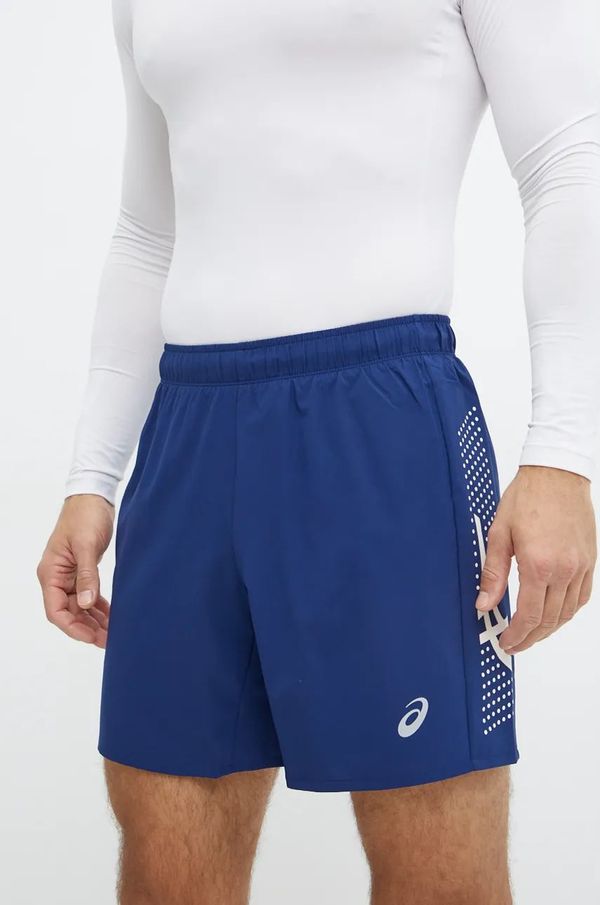 Asics Kratke hlače za trčanje Asics Icon boja: tamno plava, 2011C730