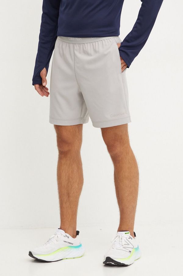 Calvin Klein Performance Kratke hlače za trening Calvin Klein Performance boja: siva