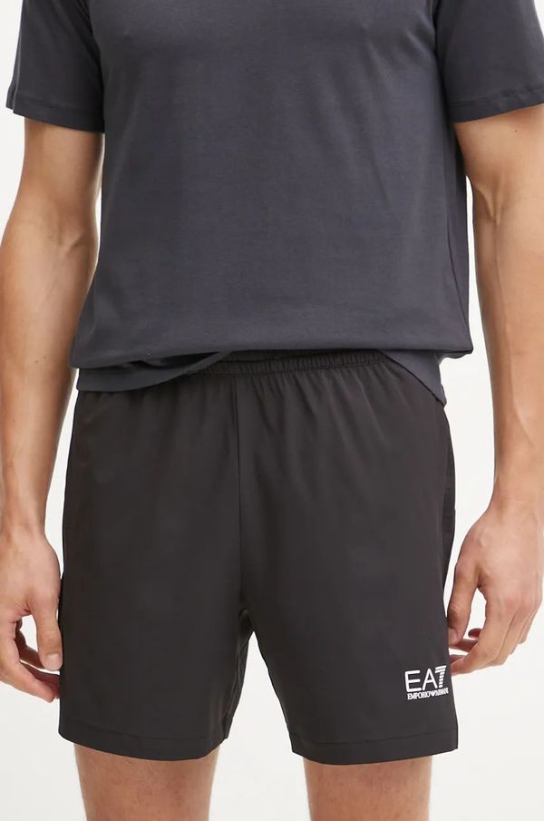 EA7 Emporio Armani Kratke hlače za trening EA7 Emporio Armani boja: crna, PNDDZ.6DPS01