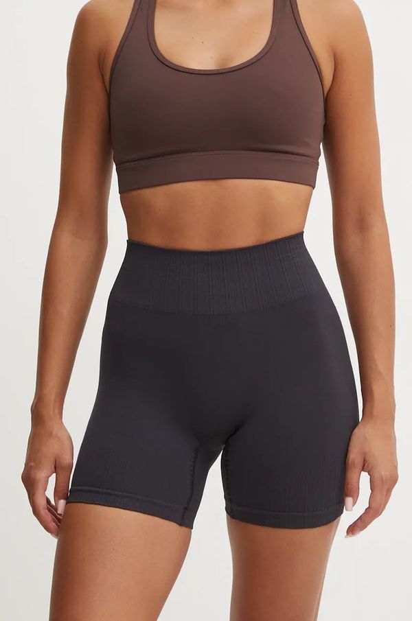 Hummel Kratke hlače za trening Hummel Define boja: crna, bez uzorka, visoki struk, 224138