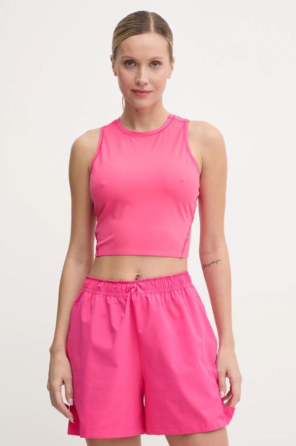 ON Running Kratke hlače za trening ON running Focus boja: ružičasta, bez uzorka, visoki struk, 1WE10442503