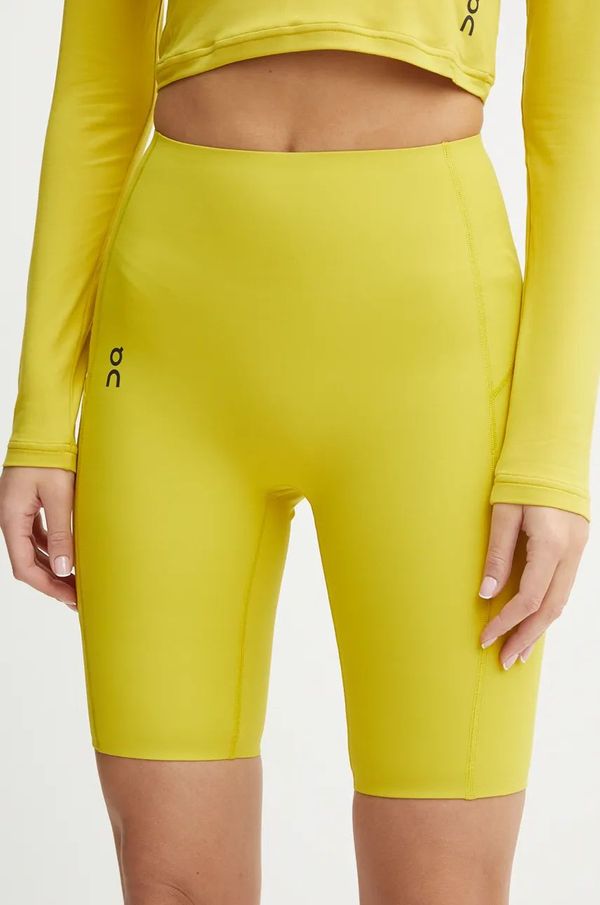 ON Running Kratke hlače za trening ON running Movement boja: zelena, bez uzorka, visoki struk, 1WE11912607