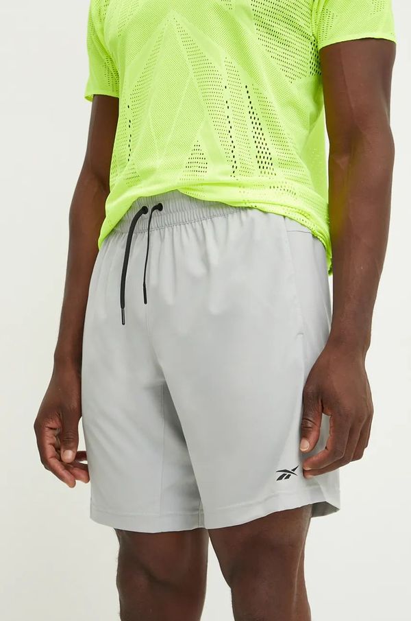 Reebok Kratke hlače za trening Reebok Workout Ready boja: siva, 100062135