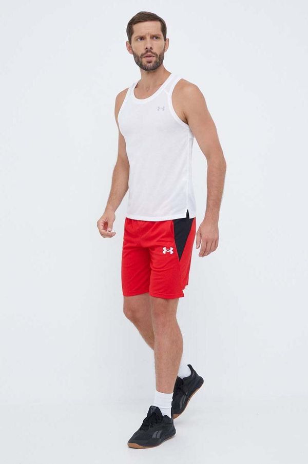Under Armour Kratke hlače za trening Under Armour Baseline boja: crvena