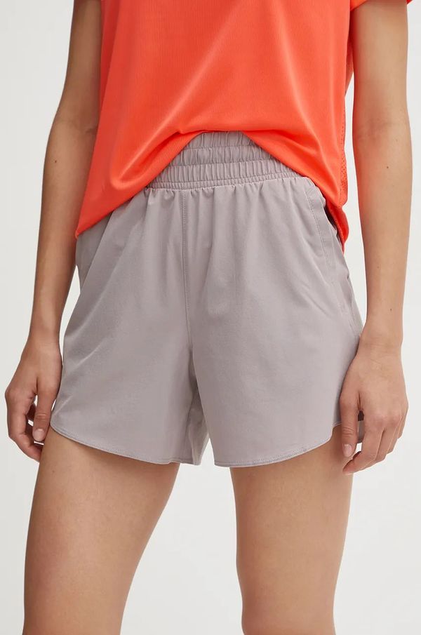 Under Armour Kratke hlače za trening Under Armour Flex boja: bež, bez uzorka, visoki struk