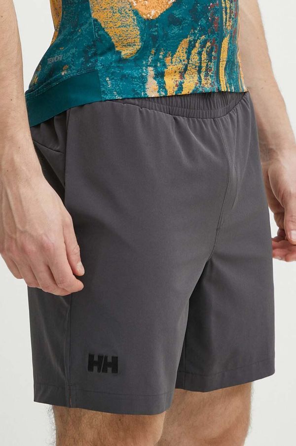 Helly Hansen Kratke outdoor hlače Helly Hansen Roam boja: siva