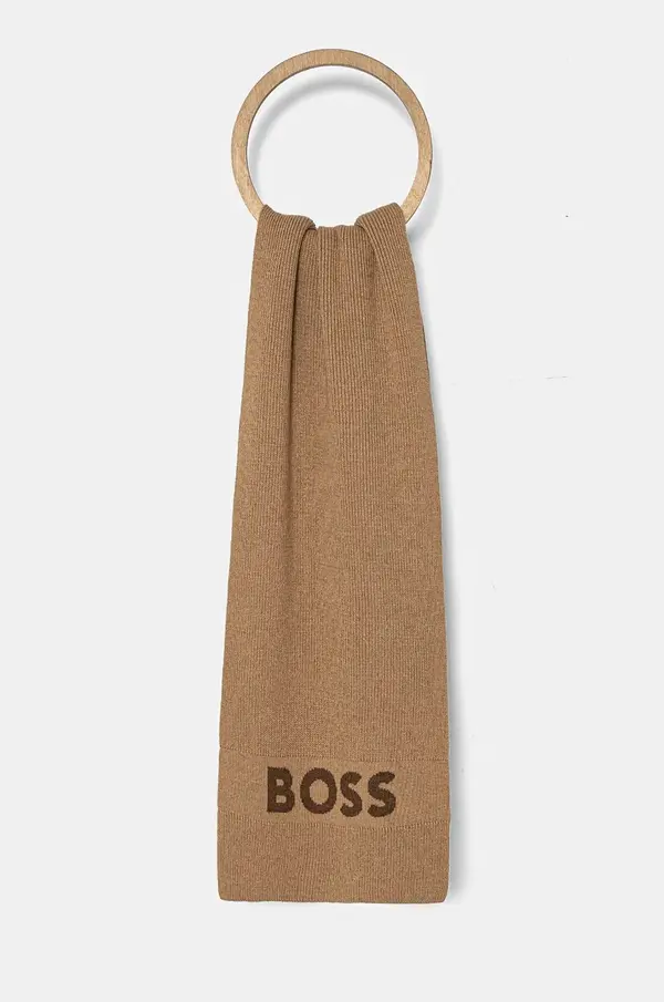 BOSS Kratki šal s primjesom vune BOSS