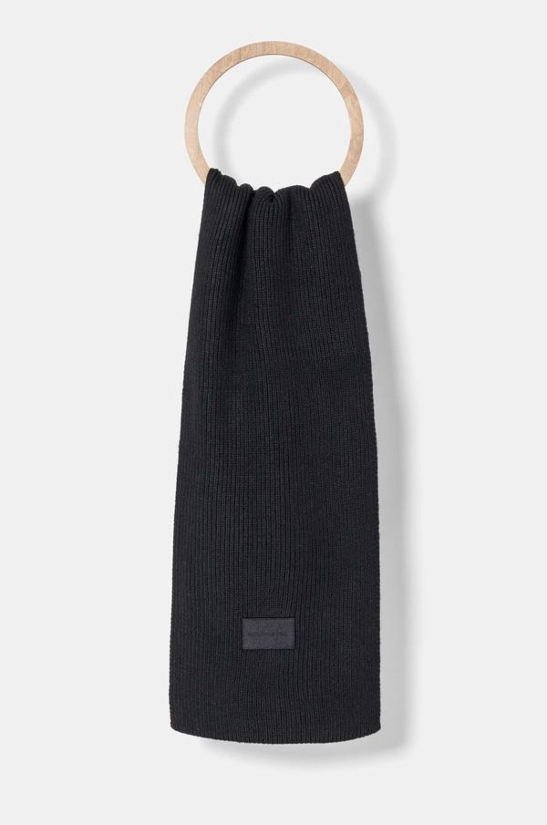 MICHAEL Michael Kors Kratki šal s primjesom vune MICHAEL Michael Kors boja: crna, melanž, 539820