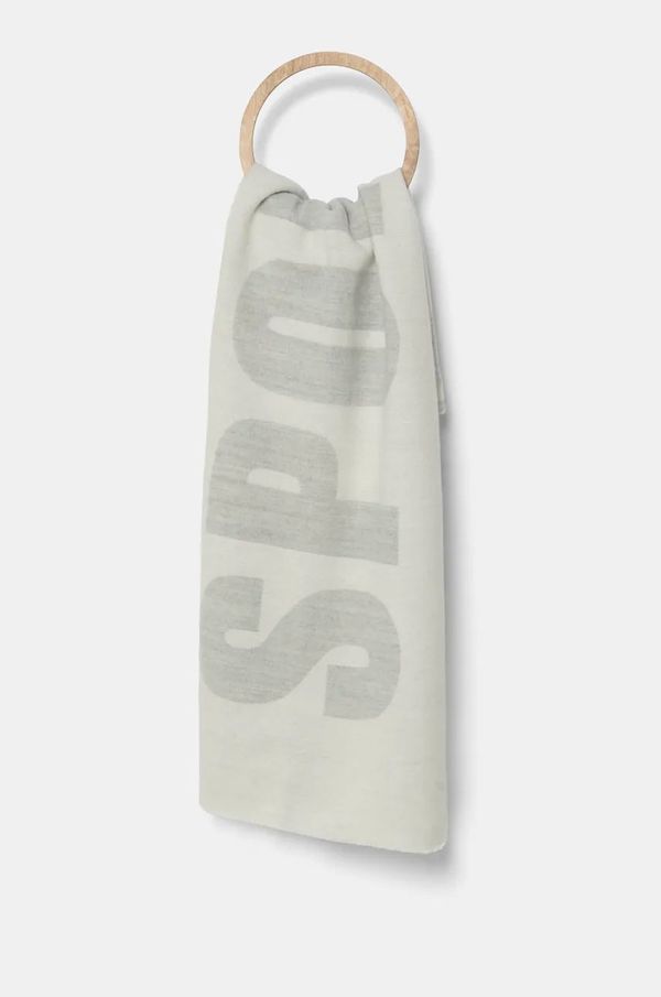 Sportalm Kratki šal s primjesom vune Sportalm boja: siva, s uzorkom, 1819833780