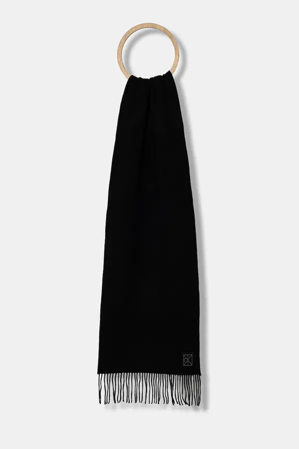 Calvin Klein Kratki vuneni šal Calvin Klein