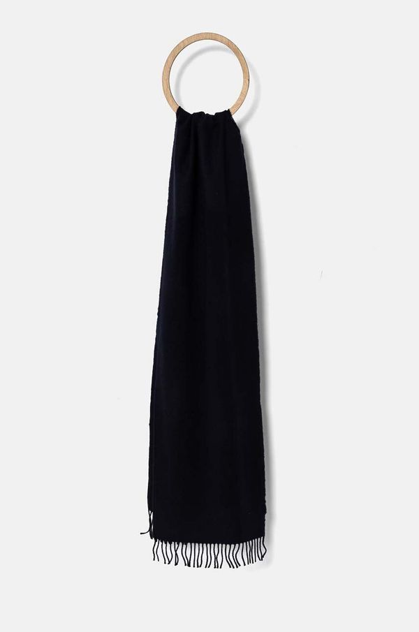 Gant Kratki vuneni šal Gant boja: tamno plava, bez uzorka, 9920203